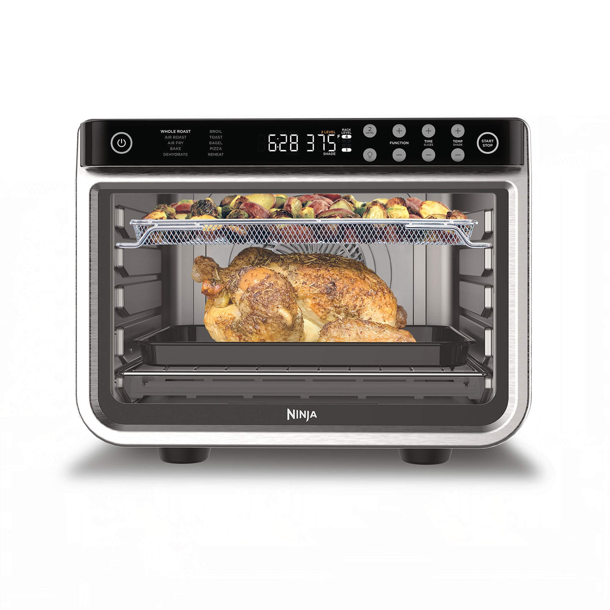 Ninja XL Pro air oven ready for two-level family meals.