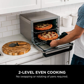 Even baking across trays for large gatherings with the XL Pro.