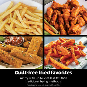 Ninja Foodi 6-in-1 functions cover air fry, roast, bake, and more.