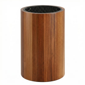 Ninonly ready-to-use kitchen knife holder fits most countertops.