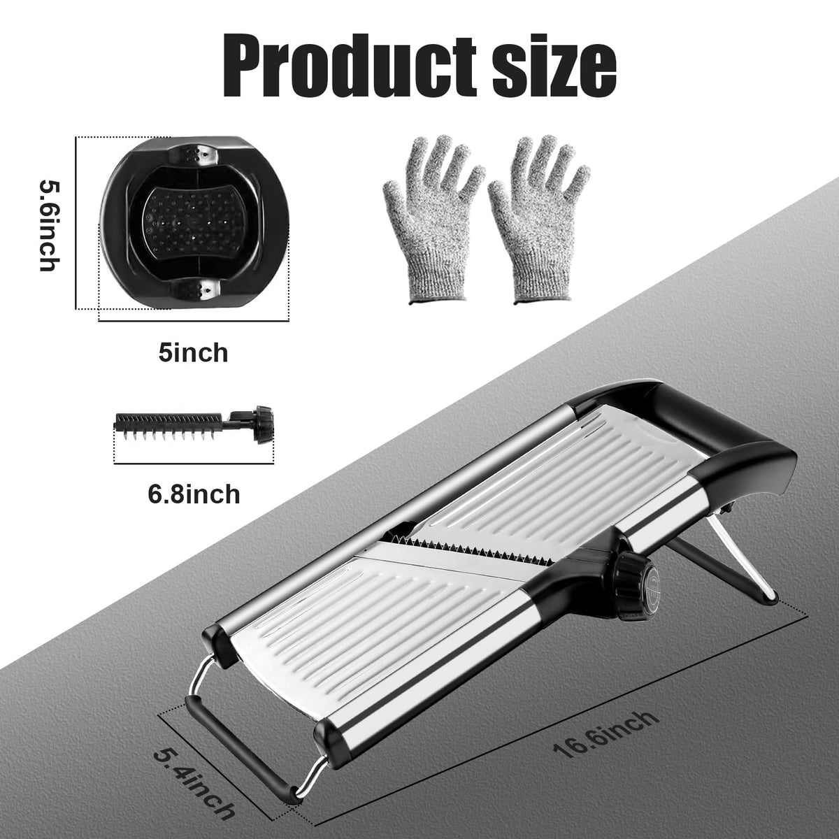 NIOSAVM non-slip food holder stabilizes vegetables during slicing