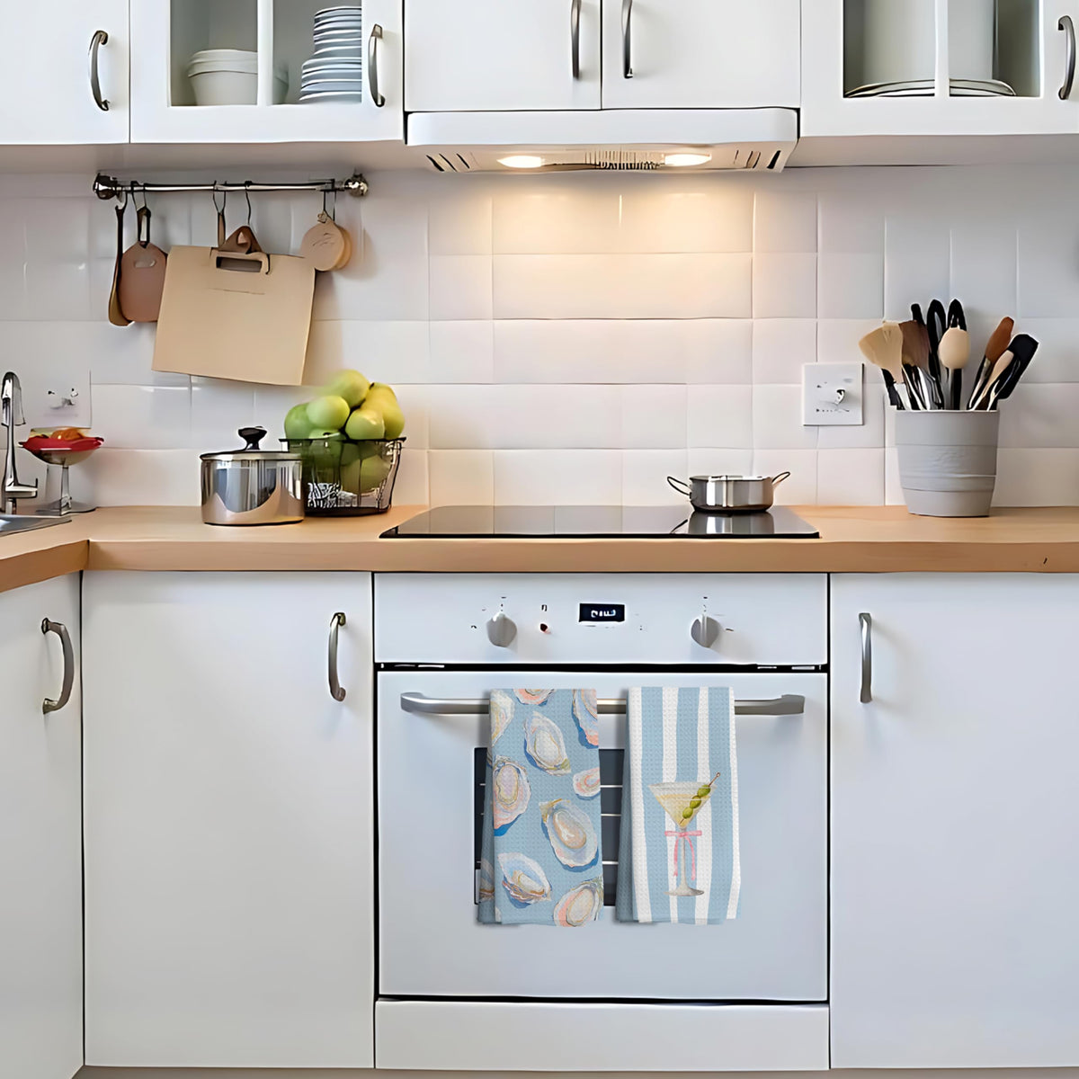 Nipil kitchen-bar-decor-towels complement kitchens and entertaining setups.