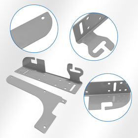 NipponAsia 5WB-DMKIT six-way adjustable support fits various door thicknesses.