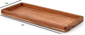 NIRMAN Acacia wood set of 3 platters perfect for everyday serving and home decor