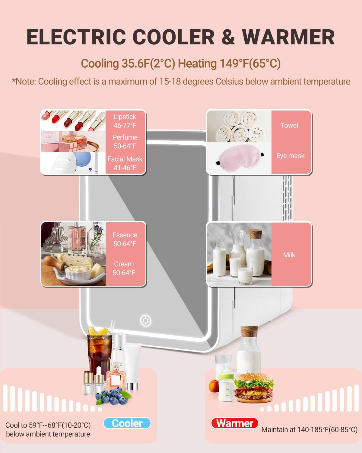 NISHCON interior divider keeps skincare organized and within reach