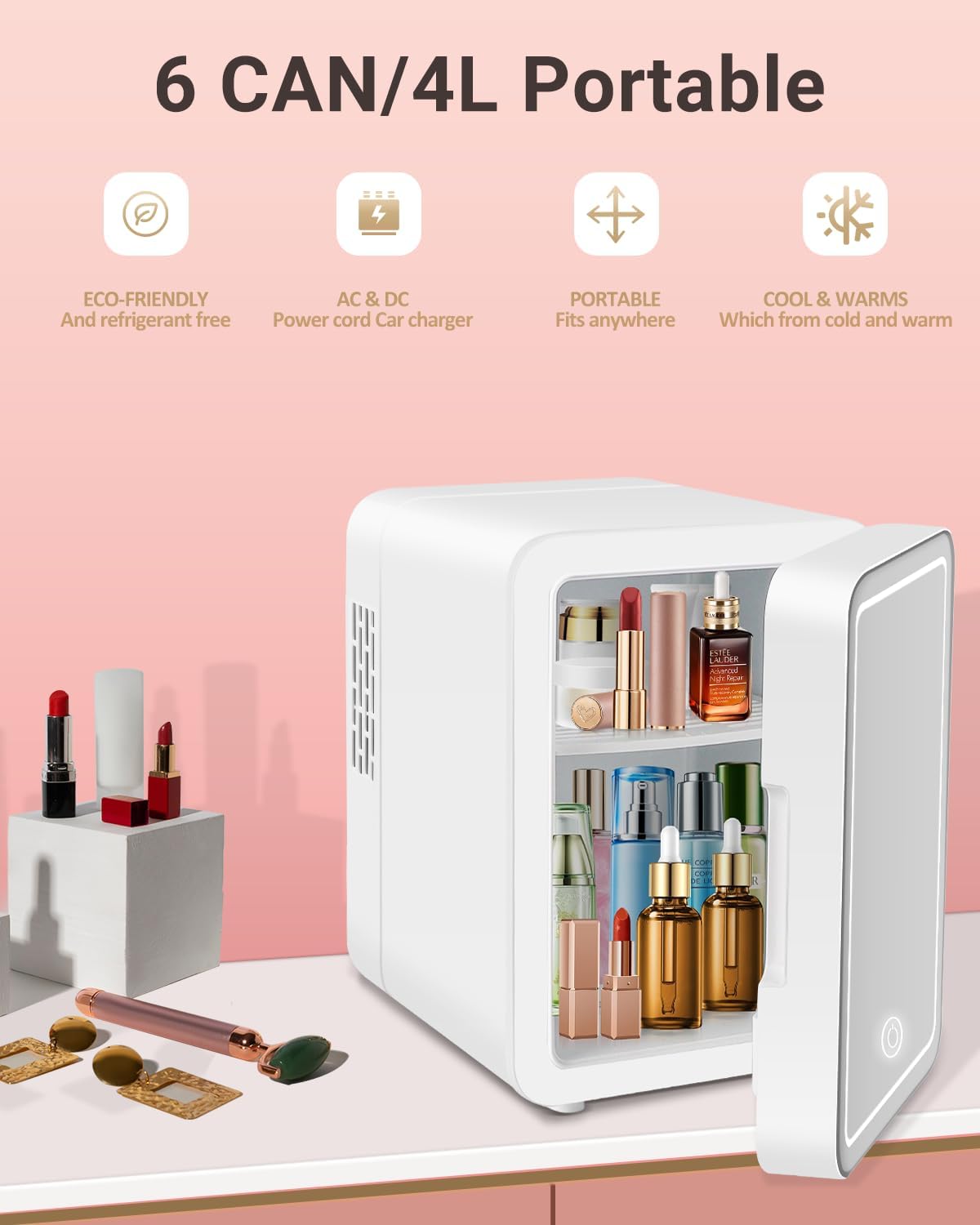 Three-zone storage design in the NISHCON fridge maximizes item height variety