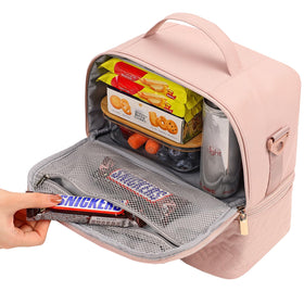 NISHEL lunch bag 5mm foam insulation preserves freshness for hours.