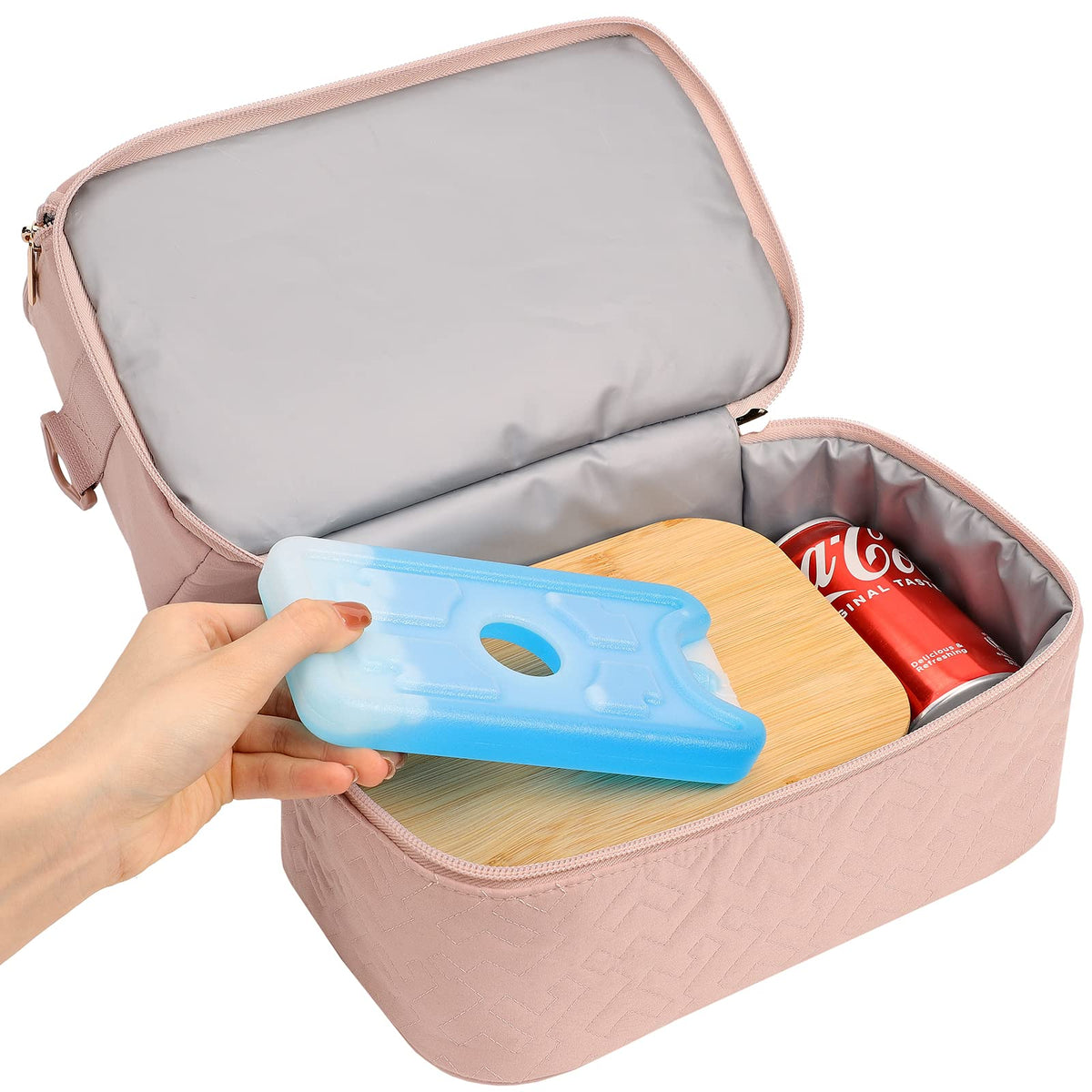 NISHEL lunch bag interior is leak-proof for secure, mess-free transport.