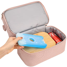 NISHEL lunch bag interior is leak-proof for secure, mess-free transport.