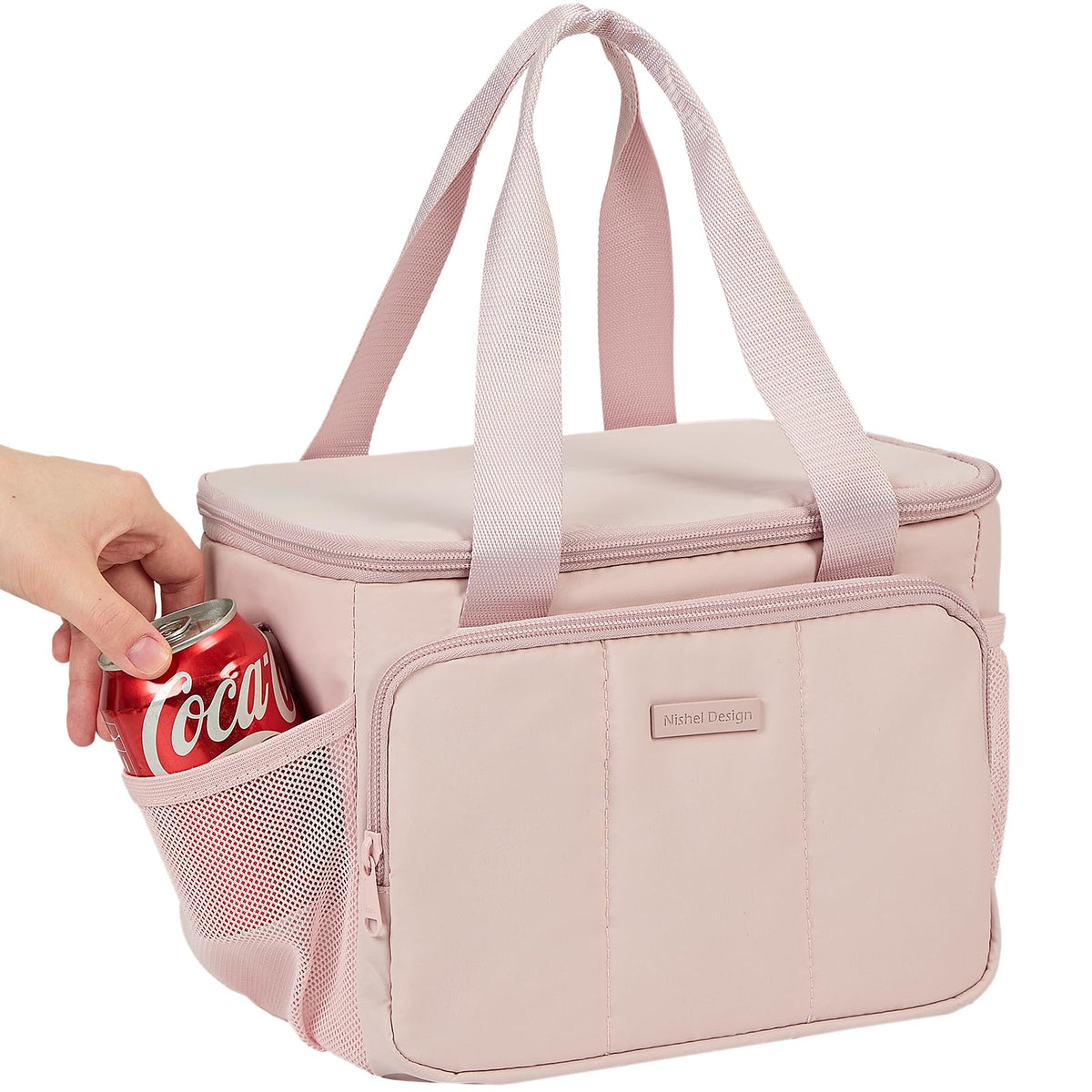 NISHEL lunch bag with detachable strap for versatile carrying