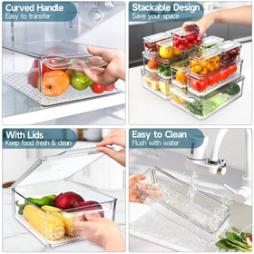 NISILIN small fruit containers hold berries and grapes for single servings.