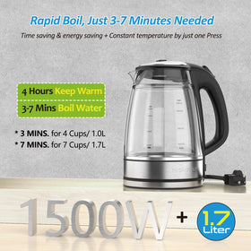 NISVITU auto shut-off provides safe stopping after boiling.