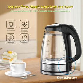 NISVITU cordless base enables easy 360° pouring.