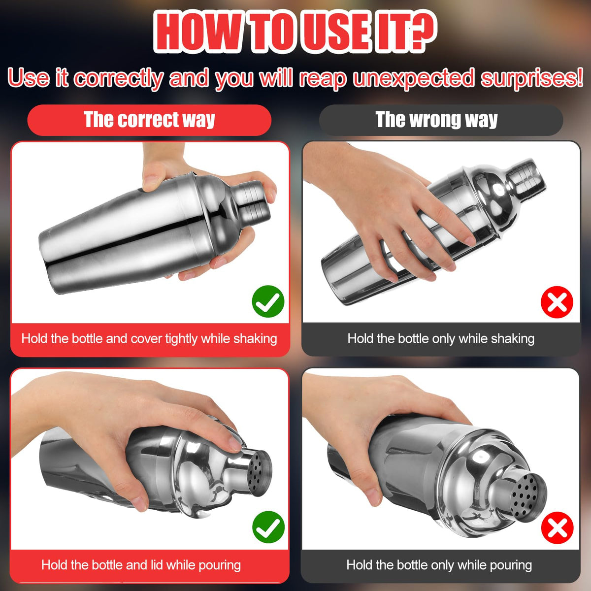 Nitial bar tool ideal for beginners and home parties.