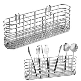 NiuYichee 304 stainless steel utensil holder with durable, rust-resistant construction.