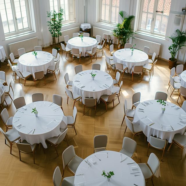 Niuara PEVA round tablecloth durable material suitable for everyday use