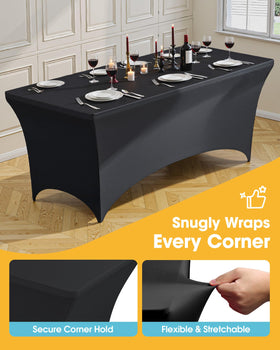 Niuara wrinkle-resistant fabric keeps the surface smooth during events.
