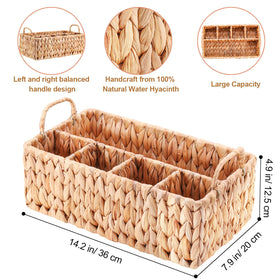 Niuirt 5-compartment design keeps large and small utensils neatly separated.