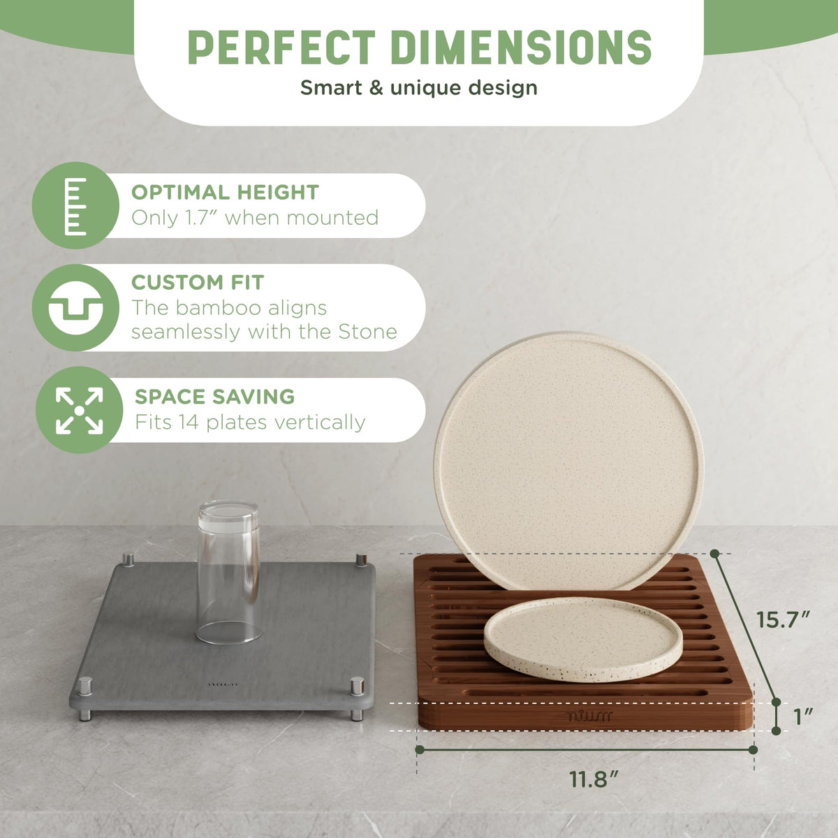 NIUM anti-moisture design helps keep the sink area drier.