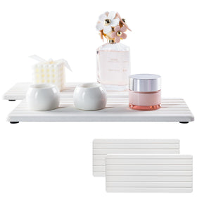 NiuYichee diatomite coaster set showing absorbent coasters for a dry sink area