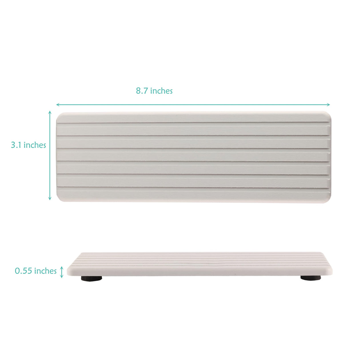 Niuyichee white 12.2 by 3.94 inch drying tray ready for use