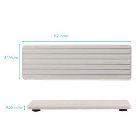 Niuyichee white 12.2 by 3.94 inch drying tray ready for use