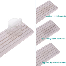 NiuYichee soap tray with soap bottle showcases organized, drip-free setup