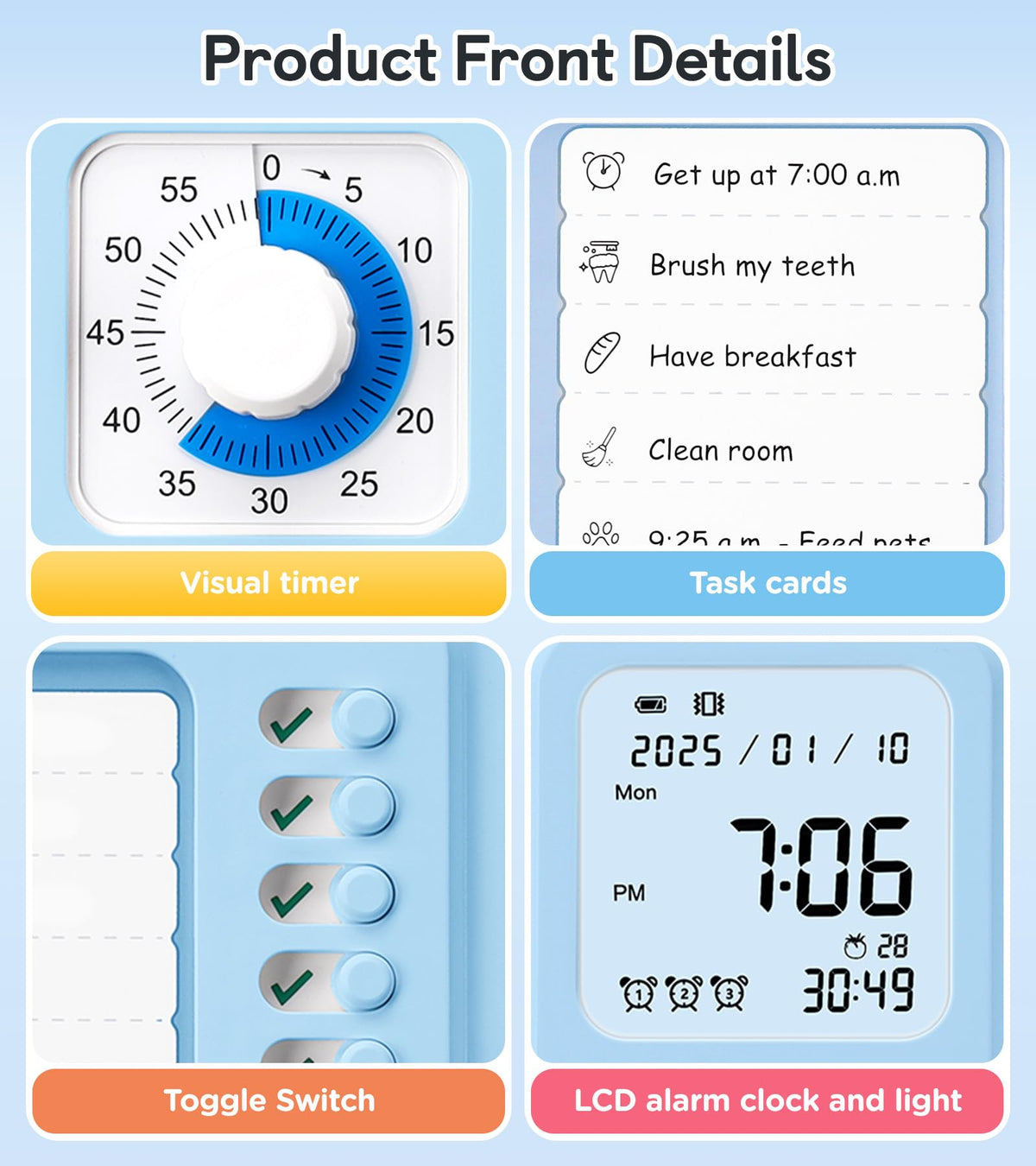 Nixroork chore board supports home chores and school tasks for smoother daily routines.