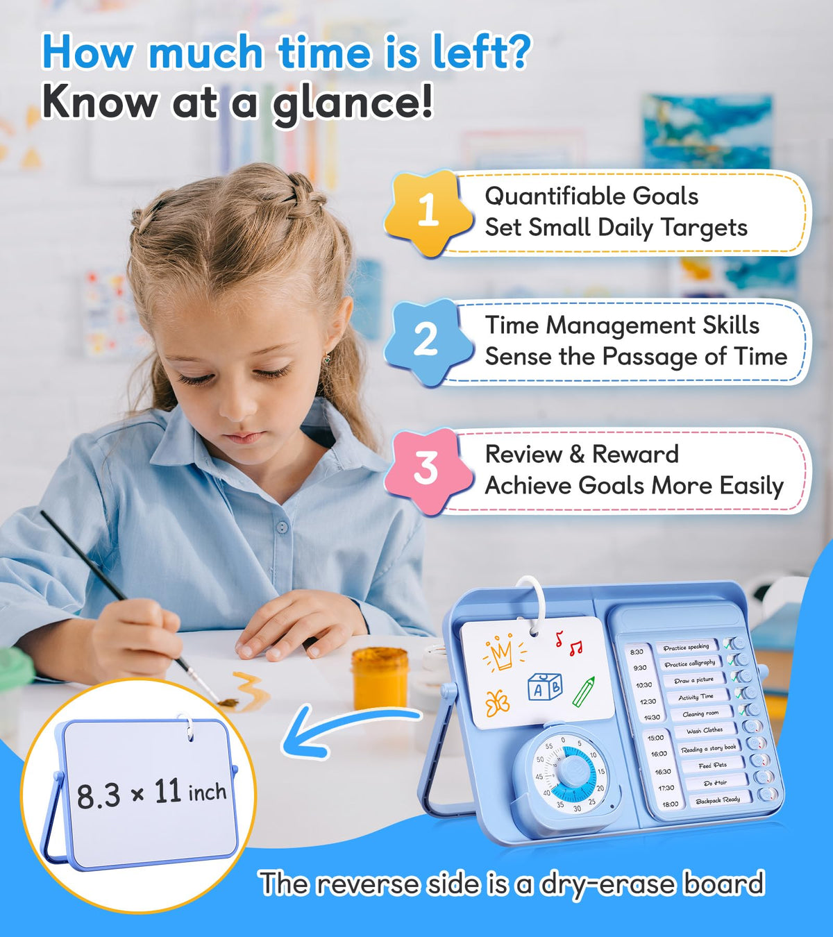 Nixroork silent countdown timer aids focus without ticking.