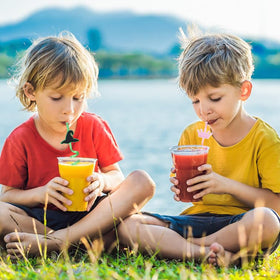 NJGCPRO reusable plastic straws reduce waste at events.