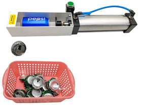 NKAIKE aluminum can crusher frame and cylinder for heavy-use durability.