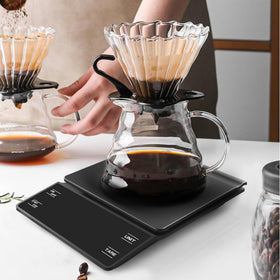 NKOVE easy-clean pad protects the scale and simplifies maintenance after each brew.