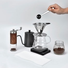 Nkove Pour Over Dripper fits 1-2 cup setups for flexible brewing