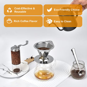 Nkove Pour Over Dripper is dishwasher safe and easy to clean