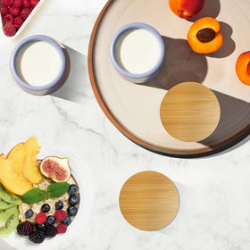 nlkacsy kitchen storage lids help organize pantry with La Fermiere jars