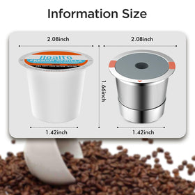 Noalto filled with ground coffee ready to brew