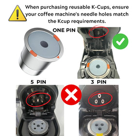 NOALTO K-Cup with sealed top image emphasizes spill-free brewing.