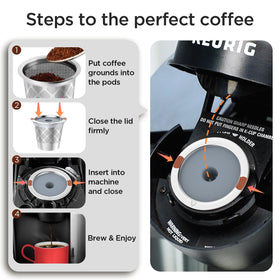 NOALTO preserves coffee oils for a fuller, more aromatic cup.