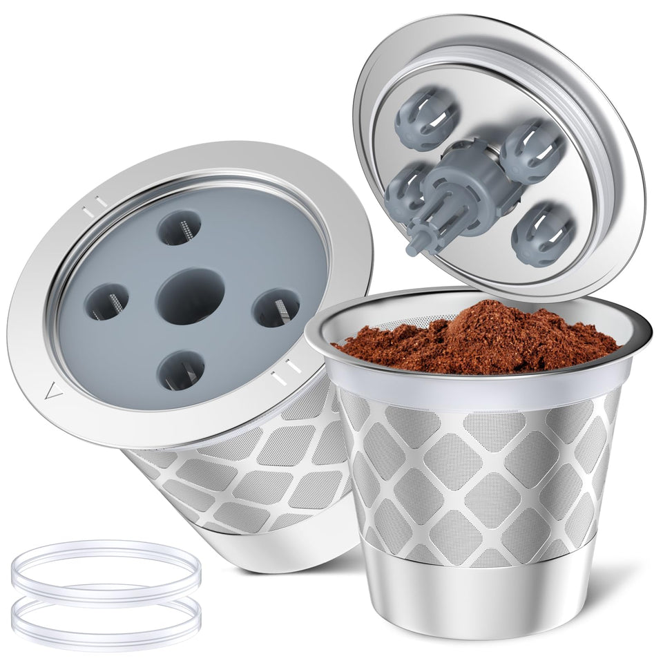 NOALTO reusable K cup compatibility with Keurig K Supreme enables waste-free brewing.