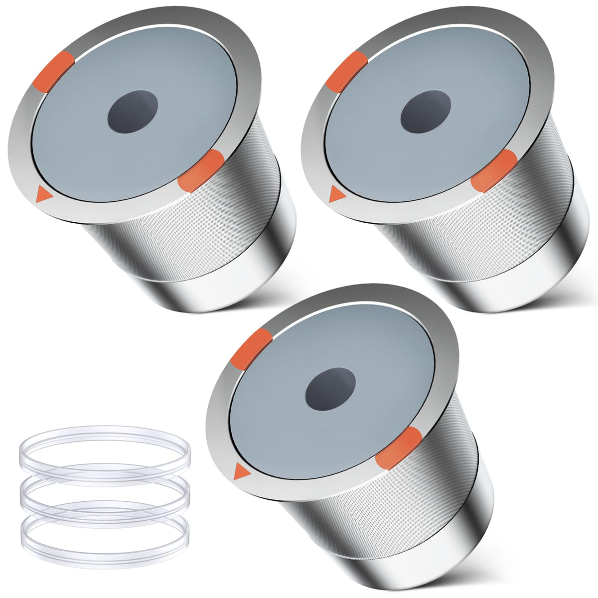 Noalto reusable k cup side view for Keurig brewers