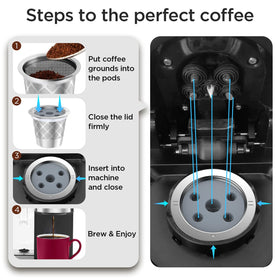 NOALTO compatible with Keurig K Supreme and Plus brewers.