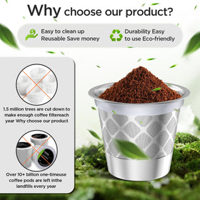 NOALTO K cup is dishwasher safe for easy cleanup.