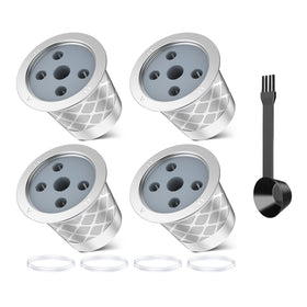 NOALTO reusable K cup for Keurig K Supreme, durable stainless steel exterior.