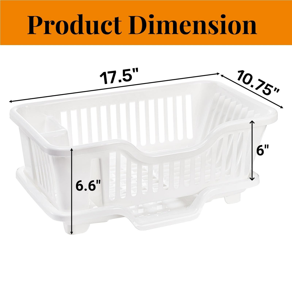 Noamus dish rack base provides sturdy support for bulky pots and plates.