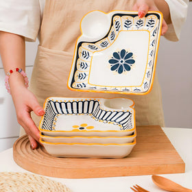 Noamus stackable serving plates save cupboard space