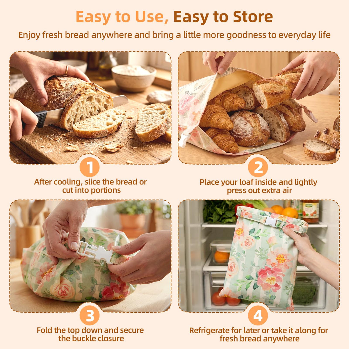 Nobineck beeswax wraps close-up highlighting reusable wraps for storage.
