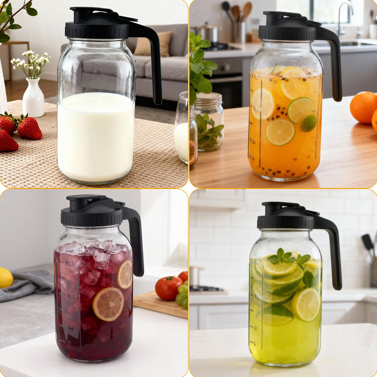 Nobityop pitcher in fridge storage setup for convenient hydration.