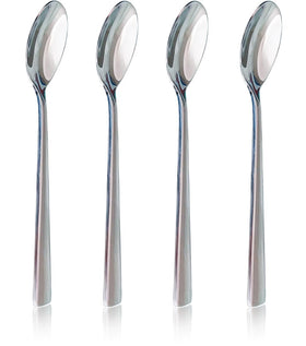 NobleEgg egg spoon curved profile for easy yolk scooping.