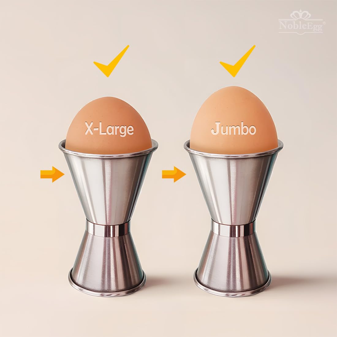 NobleEgg gift-ready stainless steel set for two makes a thoughtful gift.