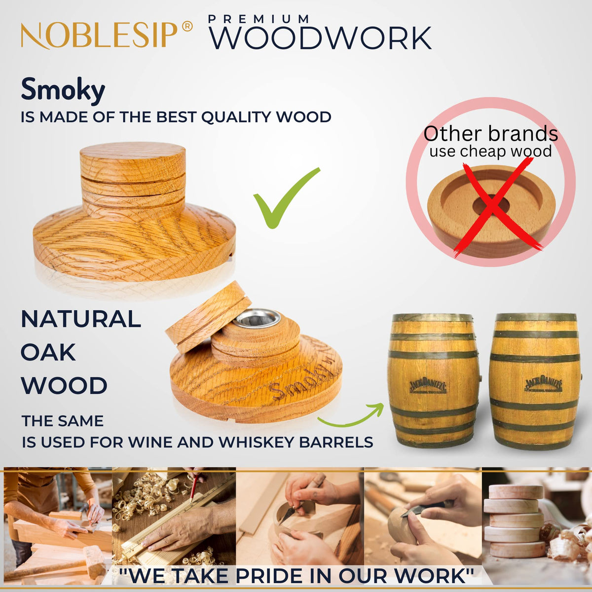 NobleSip pecan wood chips for balanced smoky depth